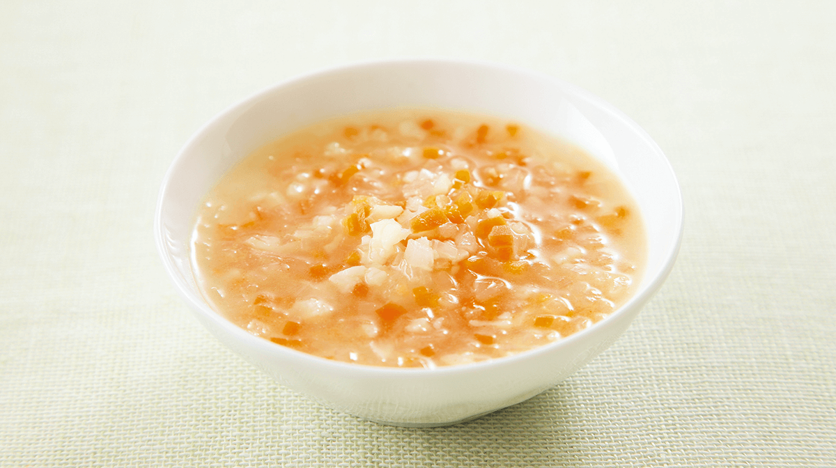 すり身と野菜のスープ