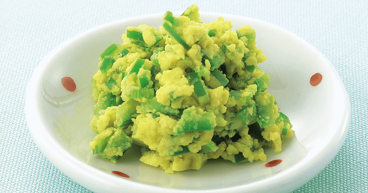 きざみピーマンの黄身あえ 離乳食レシピ 管理栄養士監修 パルシステムの育児情報サイト 子育て123 きざみピーマンの黄身あえ 離乳食レシピ 管理栄養士監修 パルシステムの育児情報サイト 子育て123