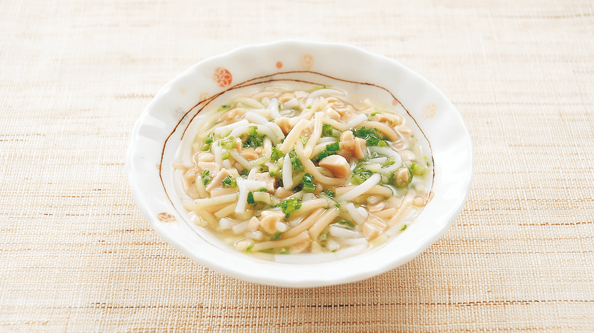 納豆とオクラの緑黄菜めん