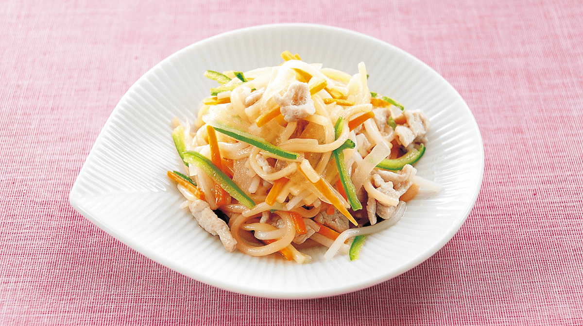 焼き緑黄菜めん
