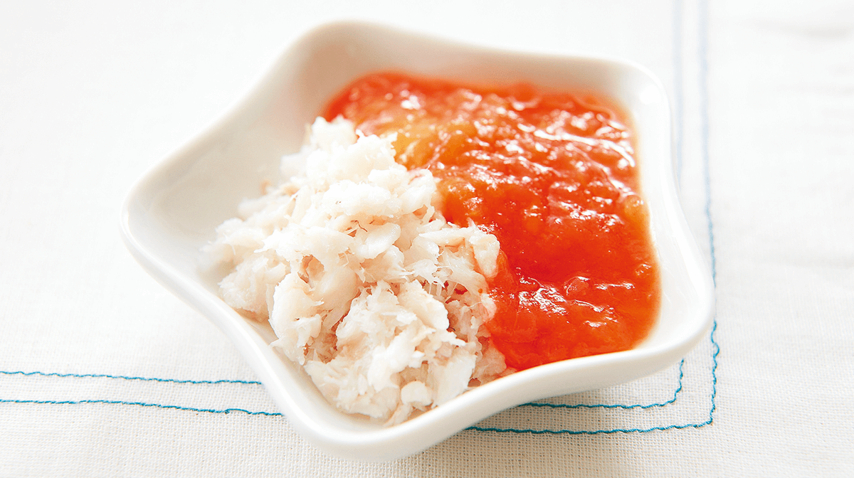 白身魚のトマトあん