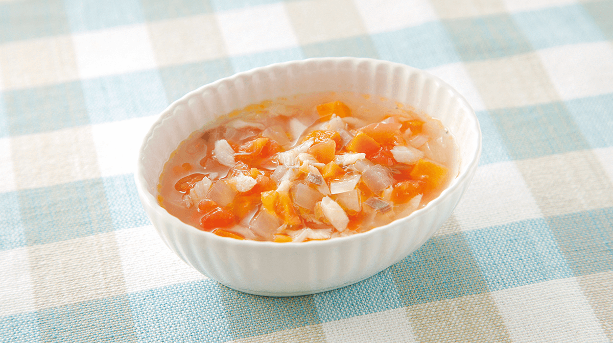 あじのトマトスープ