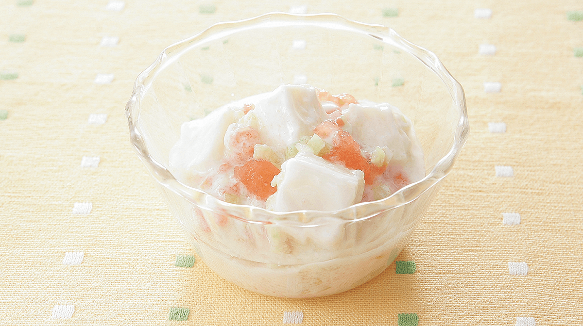 ころころ豆腐のサラダ