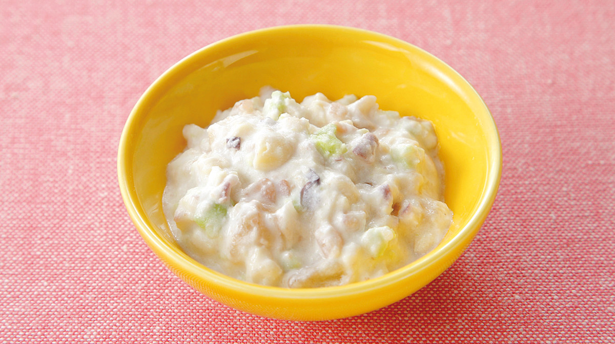 豆のヨーグルトあえ