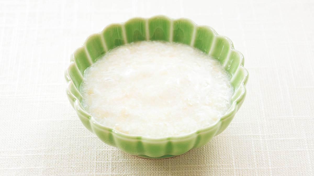 緑黄菜めんと豆腐のすりつぶし