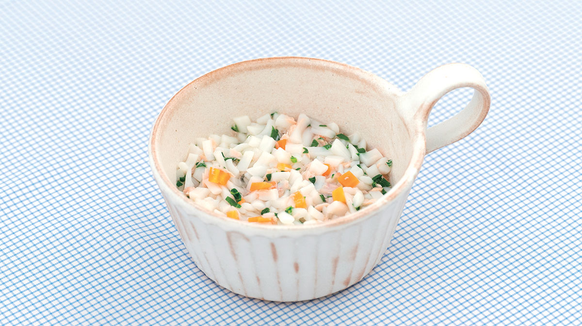 ツナの煮込みうどん