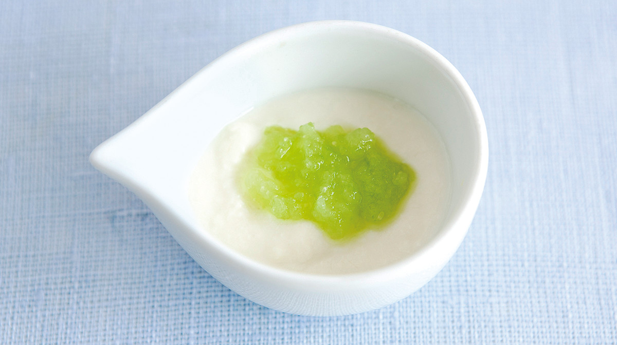 豆腐ときゅうりのとろとろ