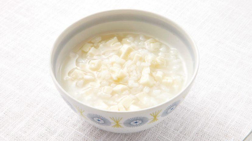 豆腐がゆ 離乳食レシピ 管理栄養士監修 パルシステムの育児情報サイト 子育て123