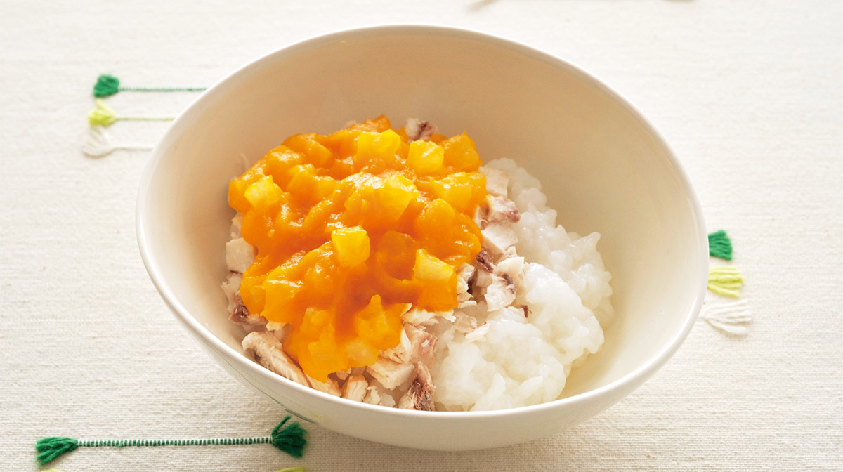 めかじきのかぼちゃあんかけ丼