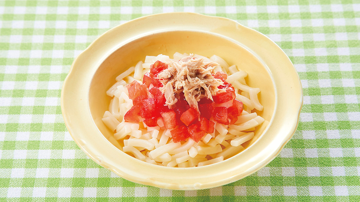 ツナトマトうどん