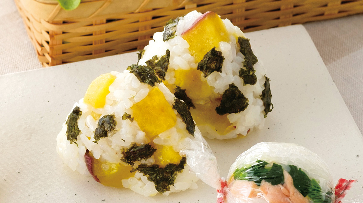 ゴロゴロおいもおにぎり