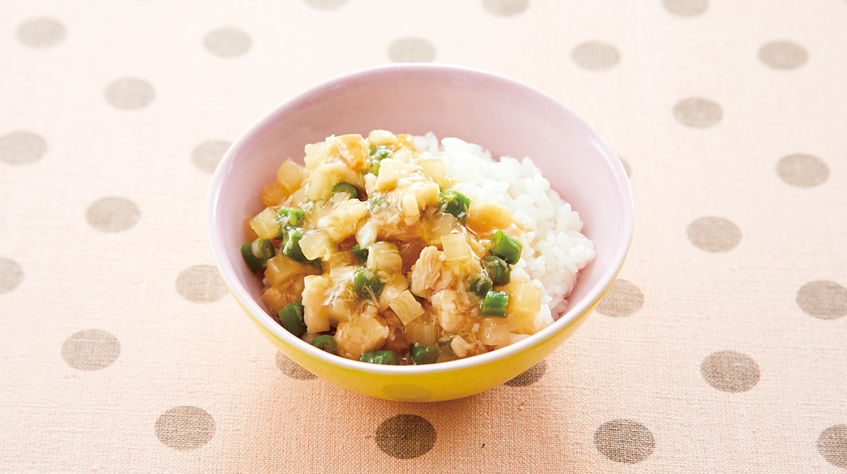かれいと野菜の和風丼