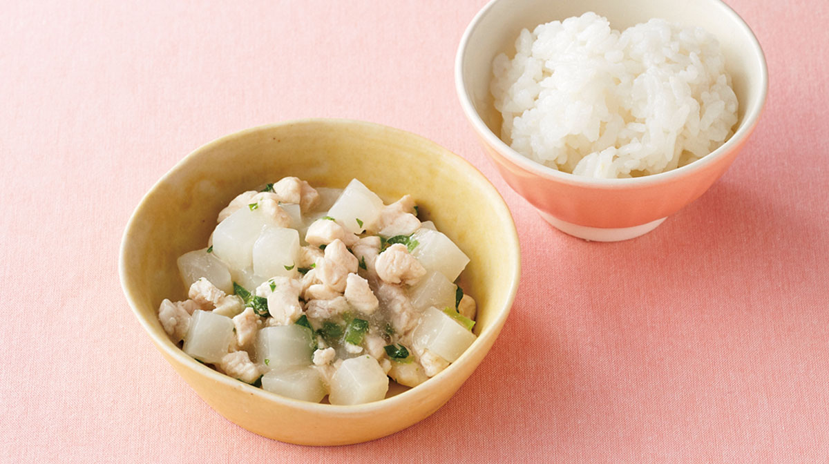 鶏肉とかぶのとろみ煮