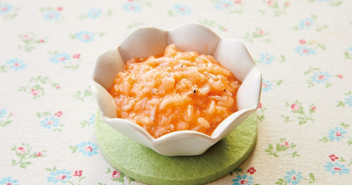 うらごしにんじんのしらすライス｜離乳食レシピ(管理栄養士監修