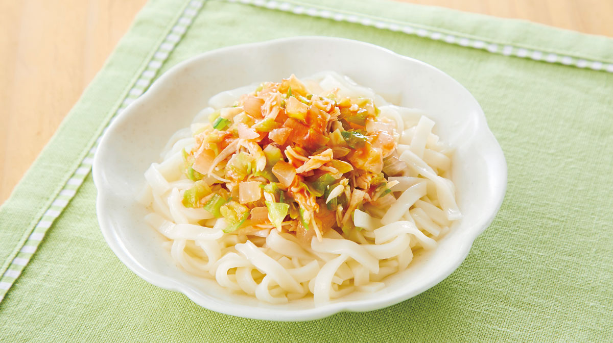 チキンケチャップうどん