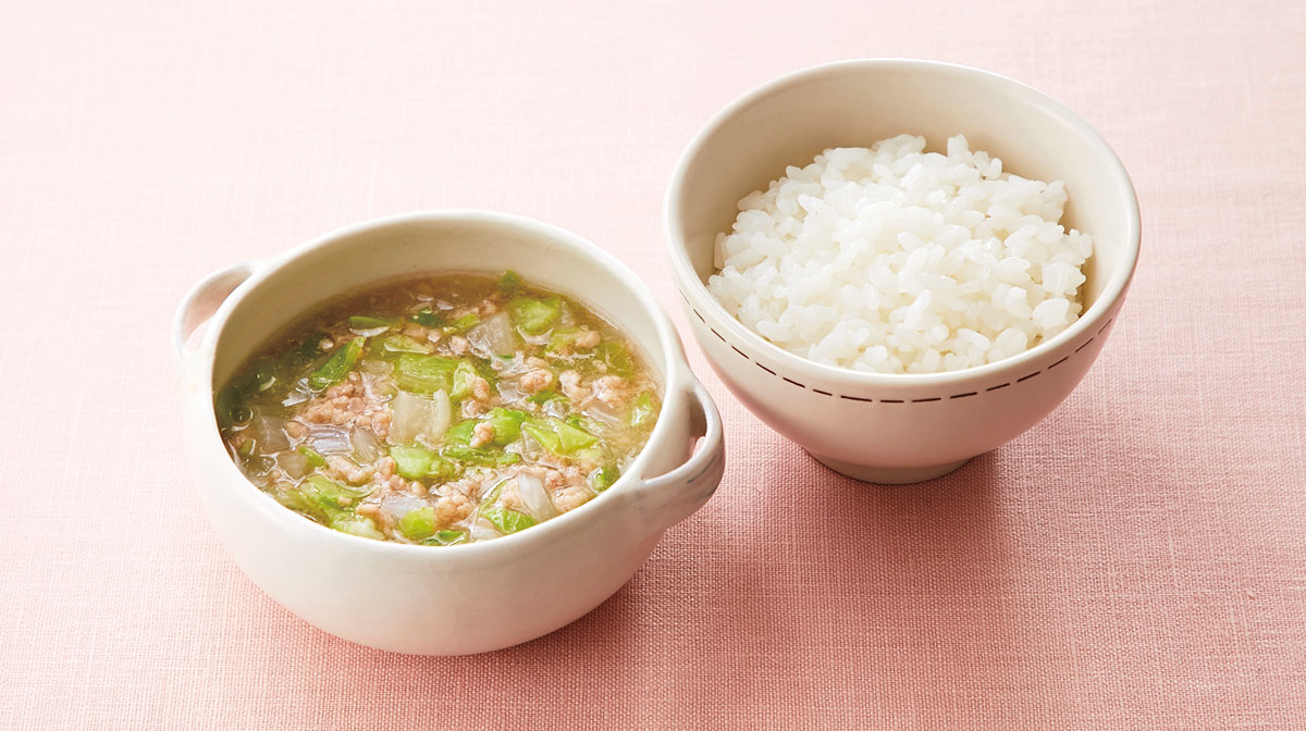 豚肉と野菜のスープ