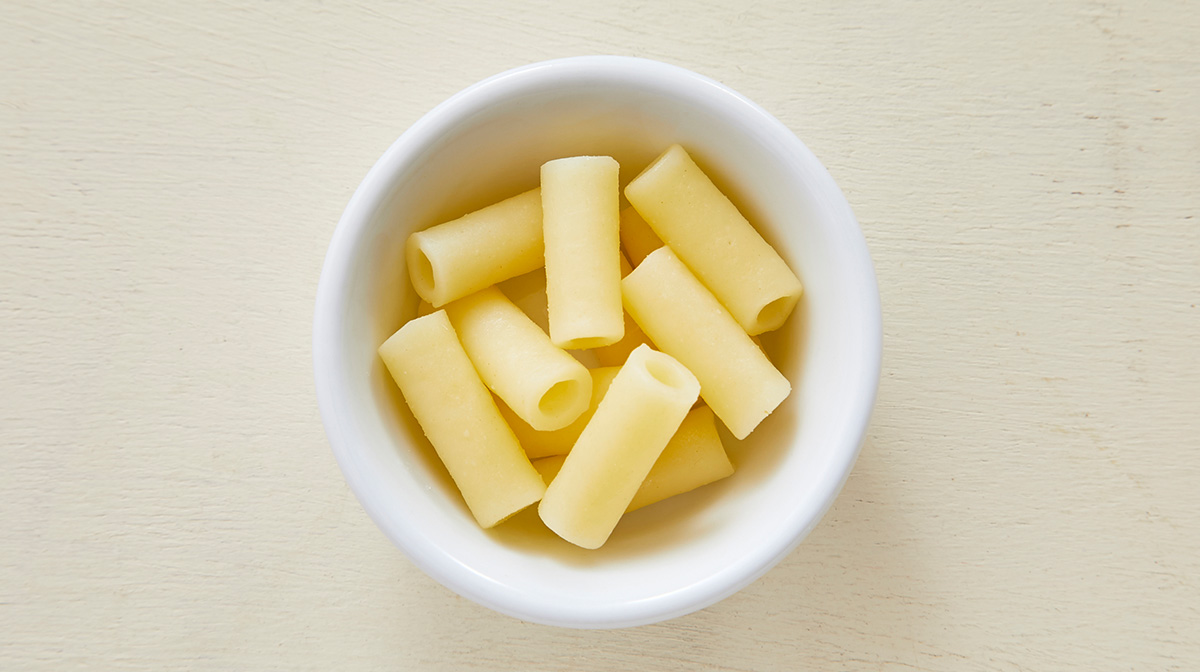 離乳食12~18カ月頃のマカロニの形状