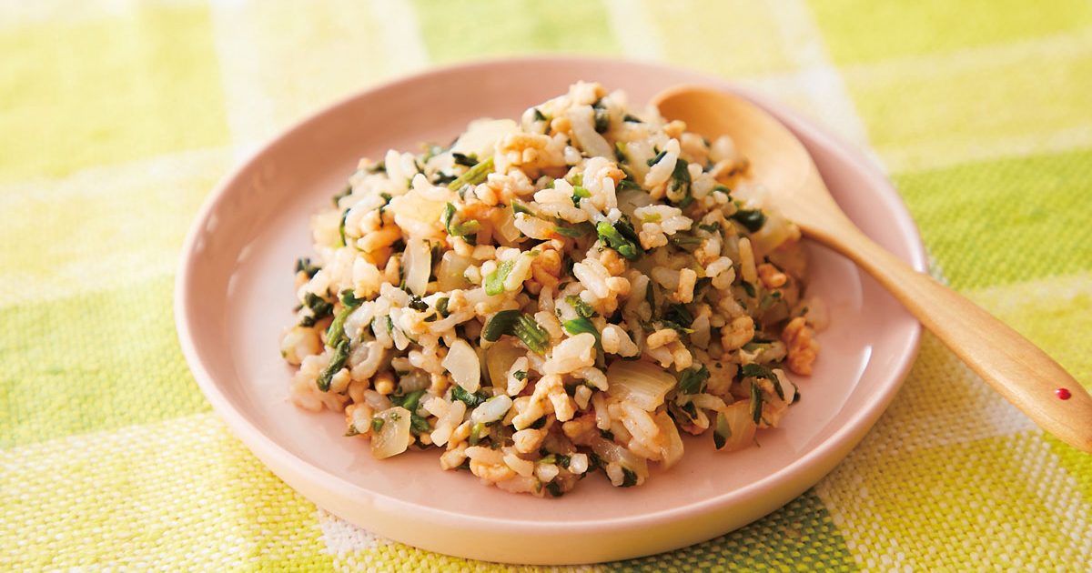 ほうれん草入りチキンライス 離乳食レシピ 管理栄養士監修 パルシステムの育児情報サイト 子育て123