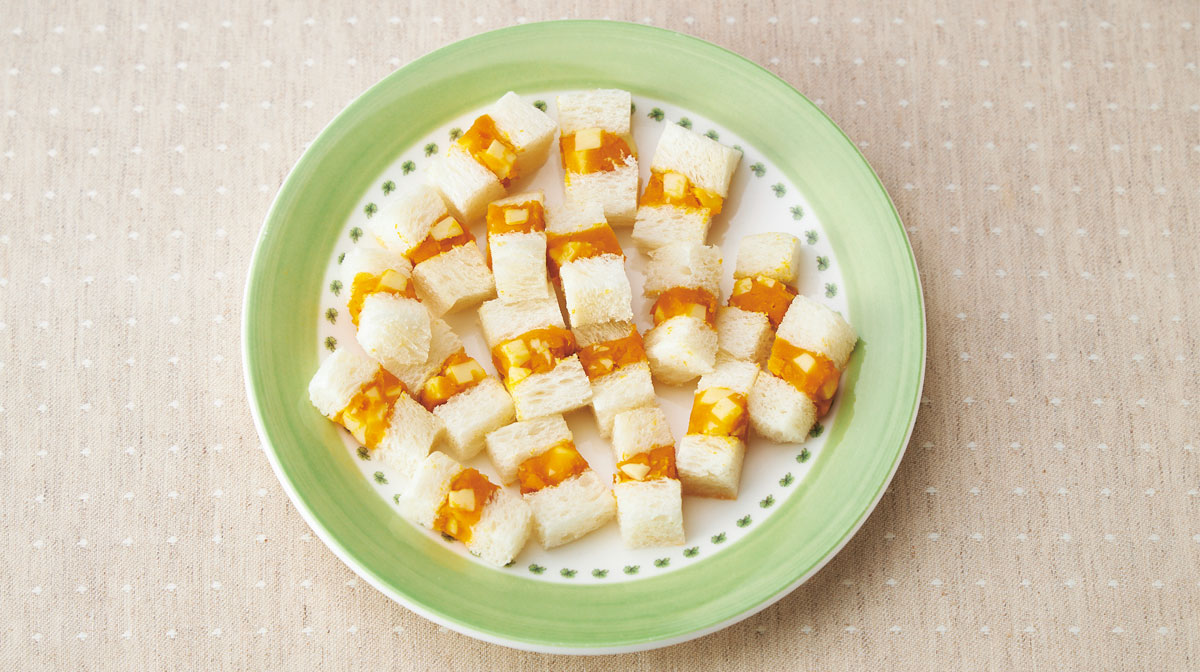 かぼちゃチーズサンド