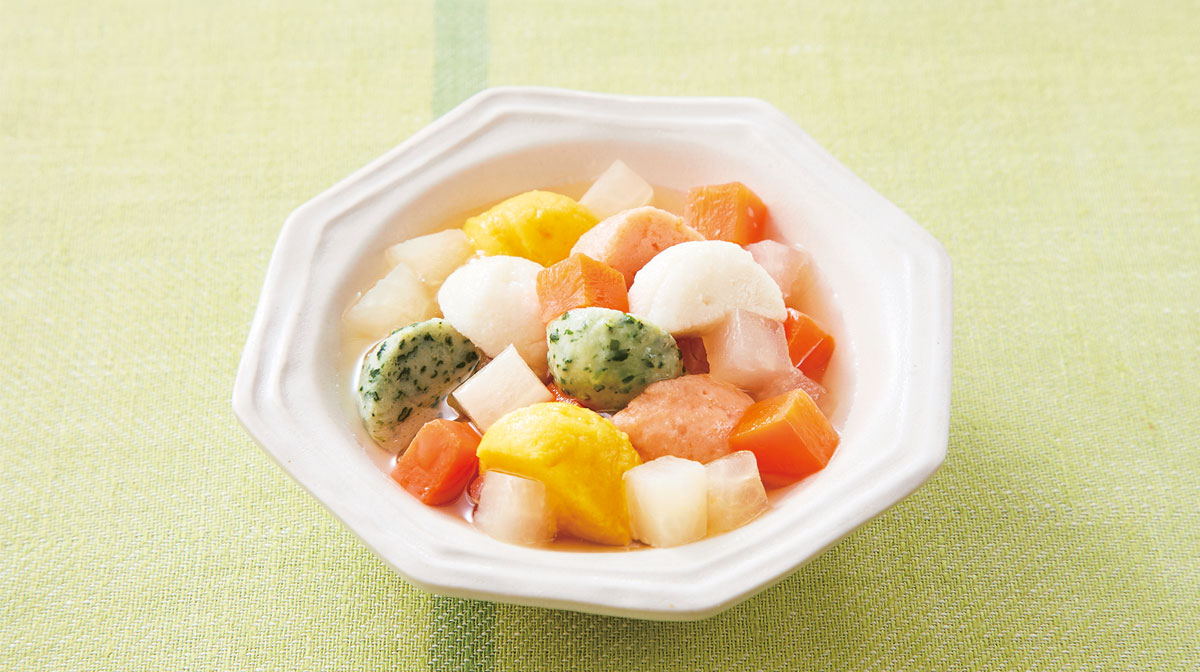 プチおさかなボールの煮物