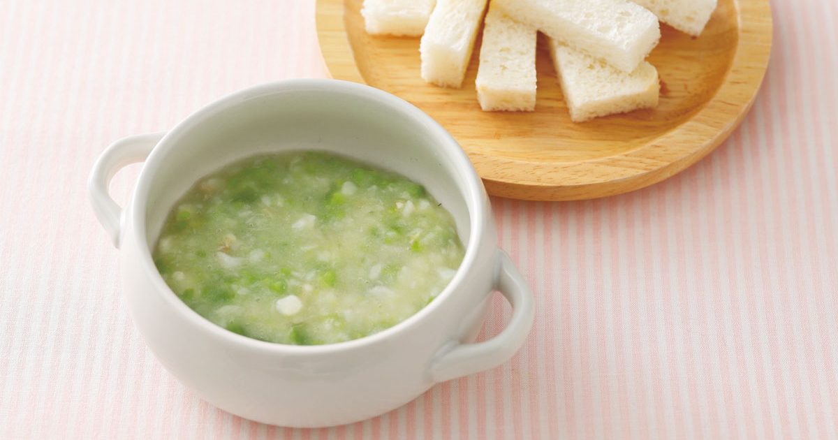 そらまめとたらのポテトポタージュ 離乳食レシピ 管理栄養士監修 パルシステムの育児情報サイト 子育て123