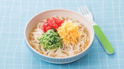 彩り冷やしそうめん