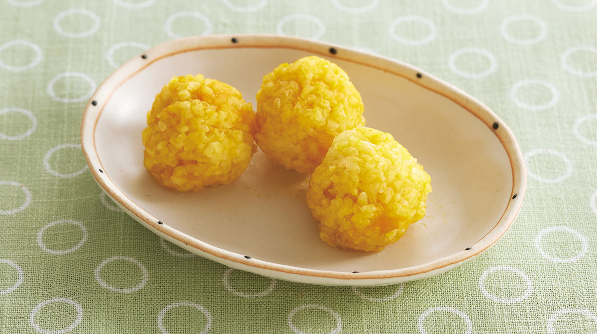 簡単かぼちゃおにぎり