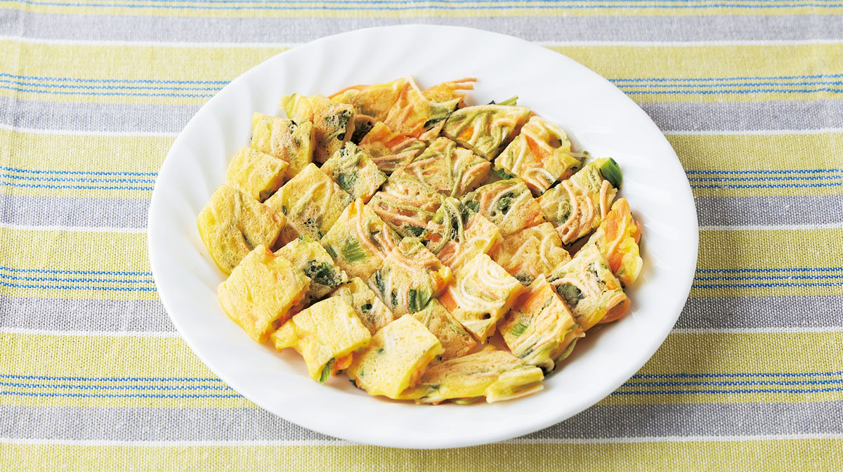 そうめん入り卵焼き