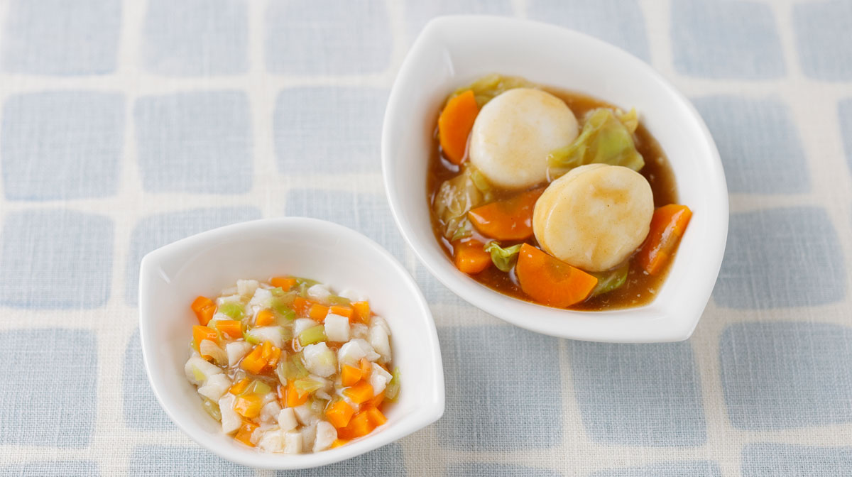 すり身と野菜のとろみ煮