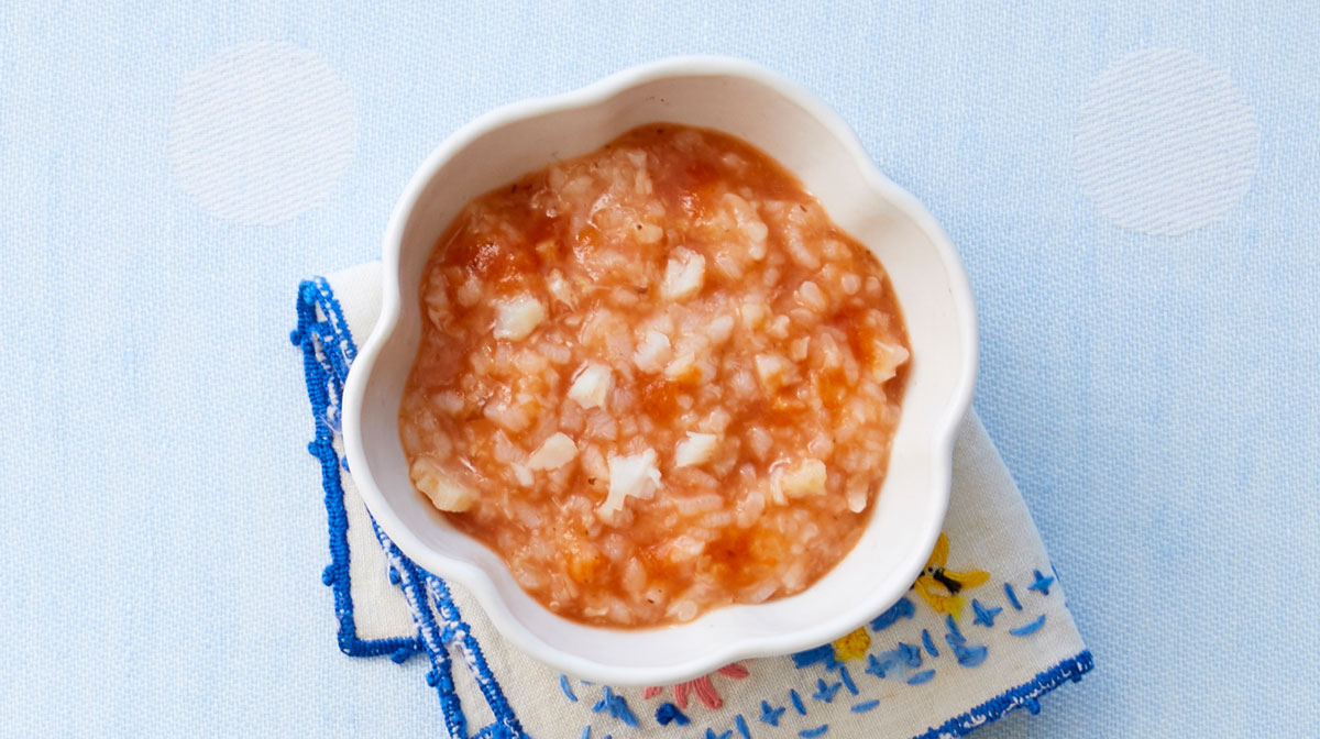 赤魚のトマトがゆ