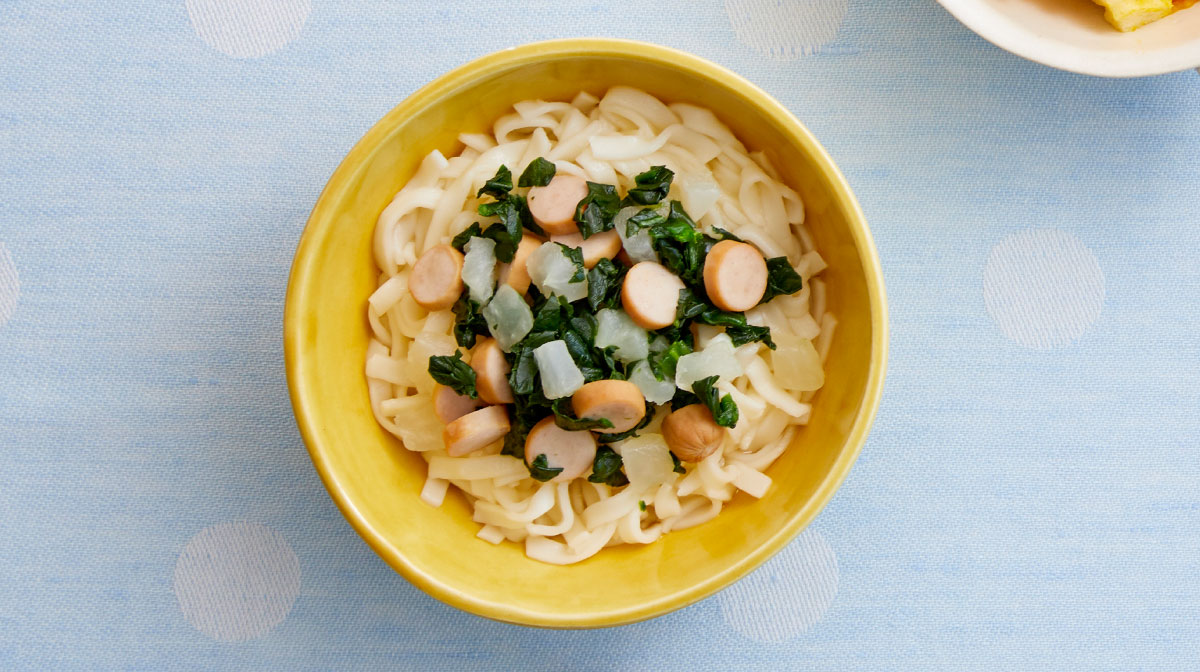 具だくさん焼きうどん風