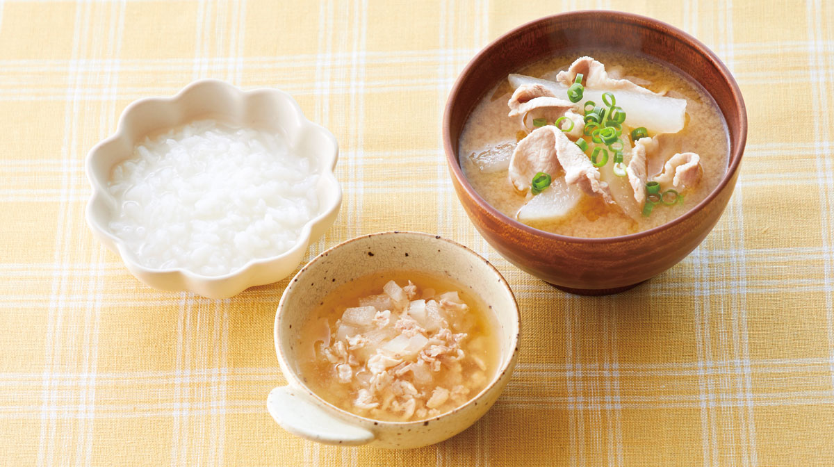 豚肉と大根のみそ汁