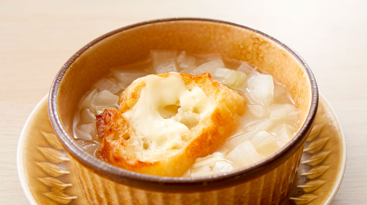 赤ちゃんと食べるオニオンスープ