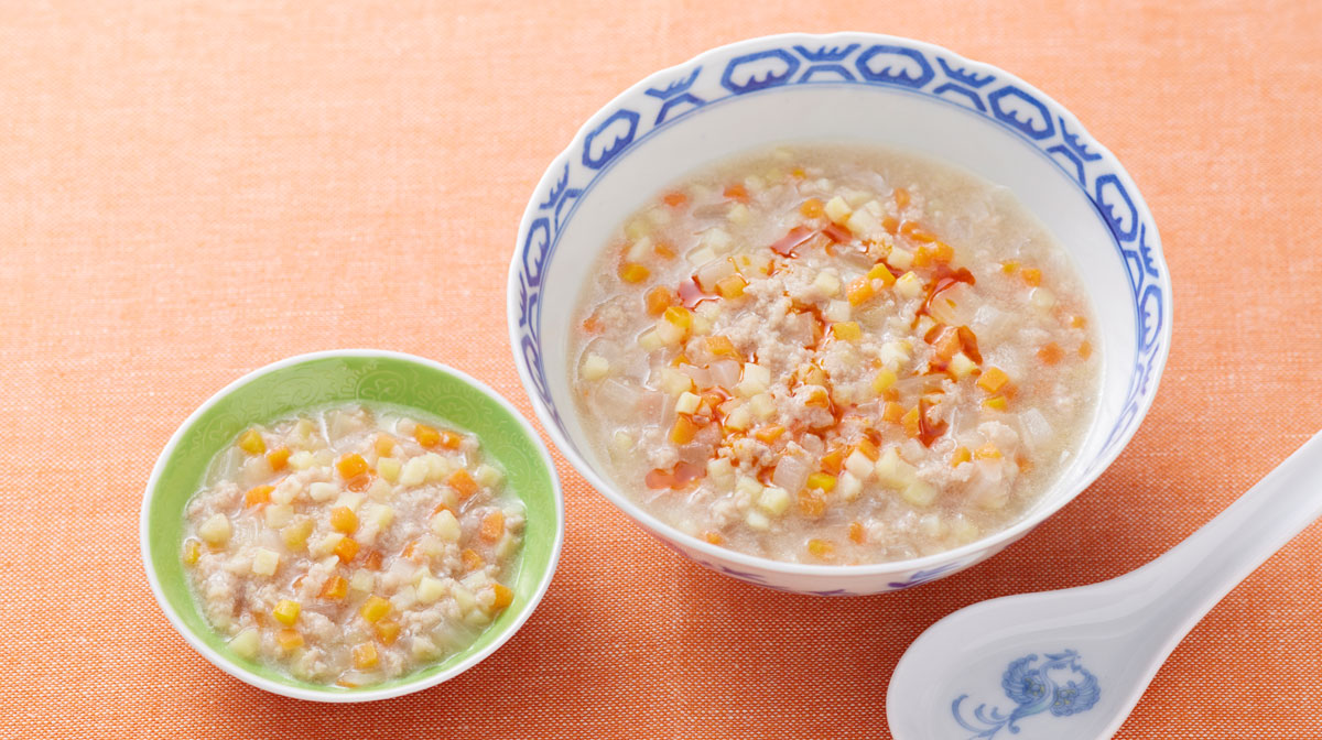 コロコロ野菜の中華風スープ