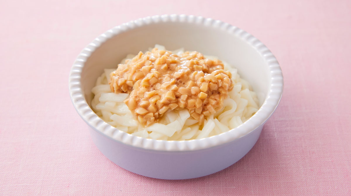 納豆あえうどん