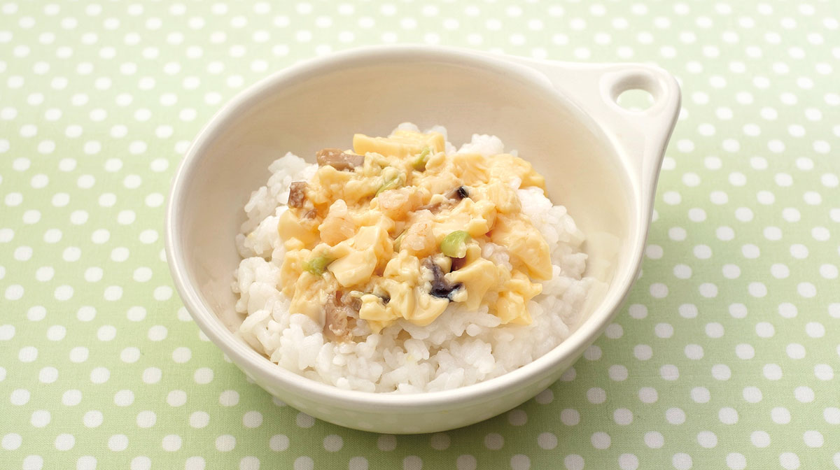 プチ茶わんむしのおかゆ