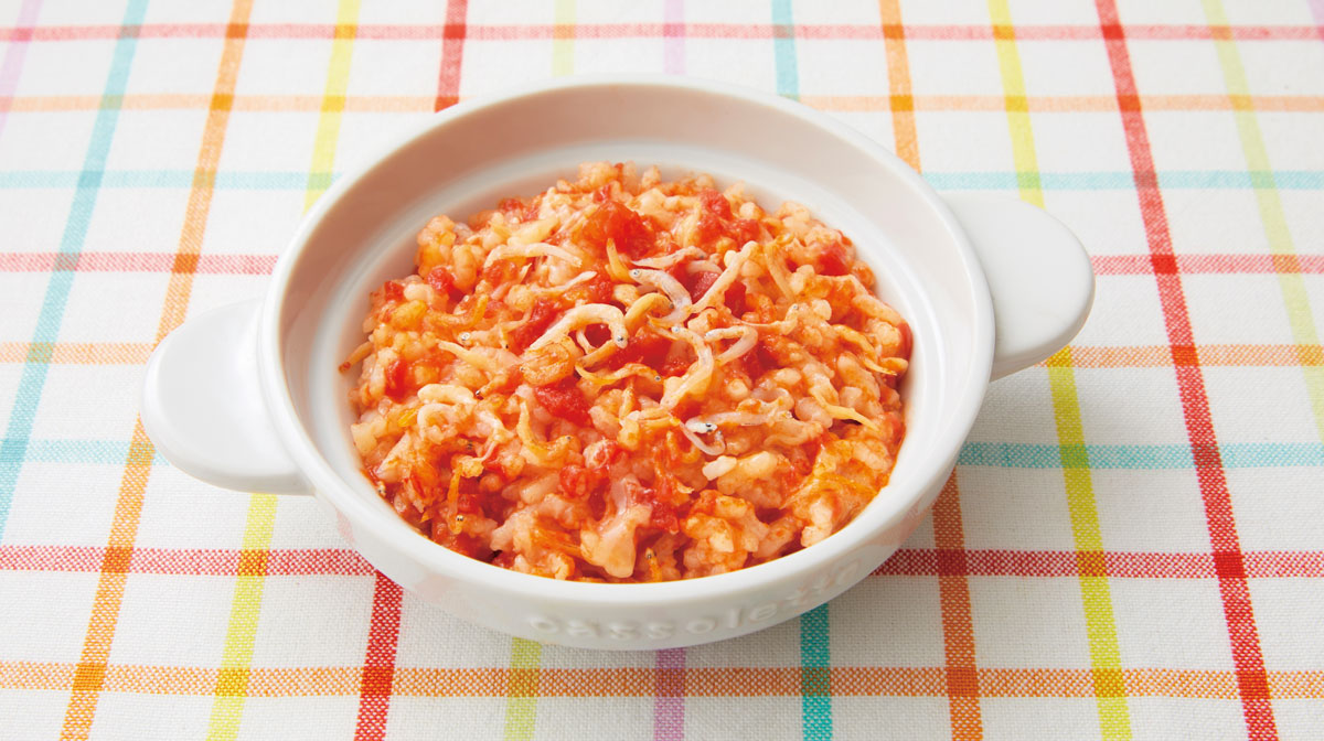 しらすとチーズのトマトドリア