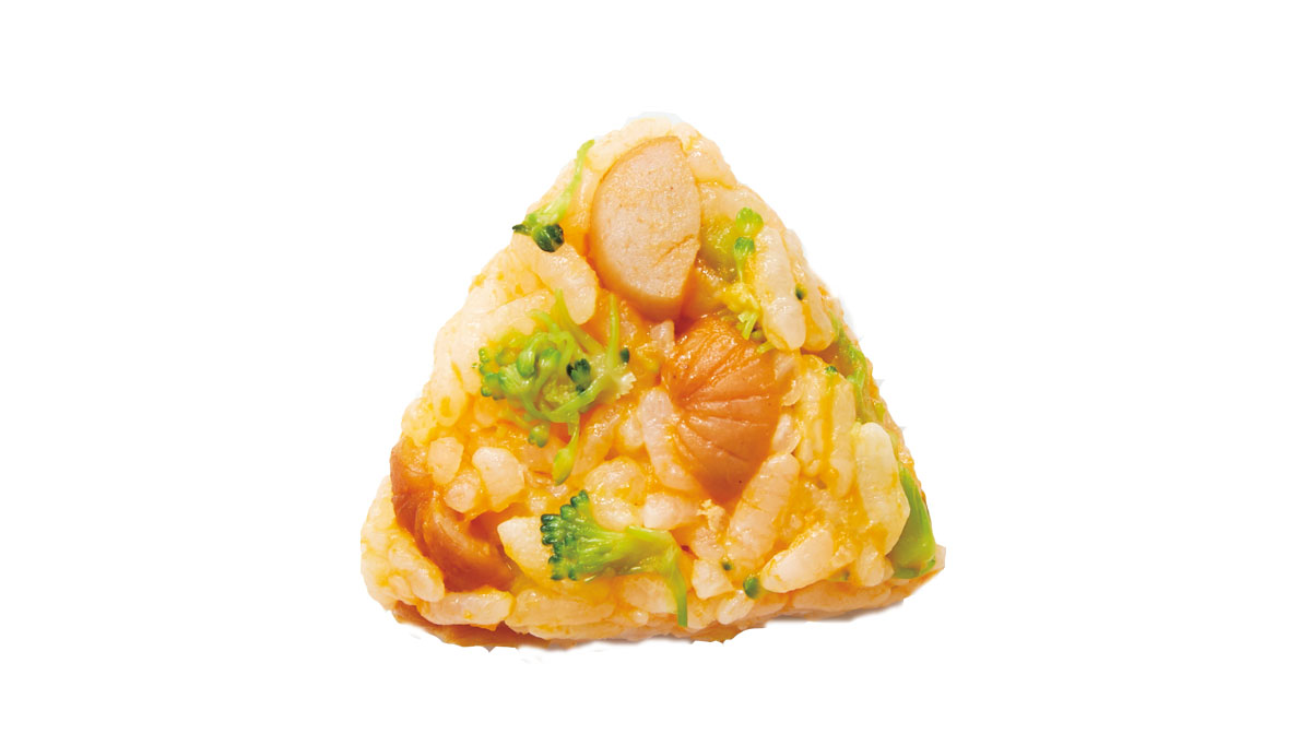 赤色のおにぎり