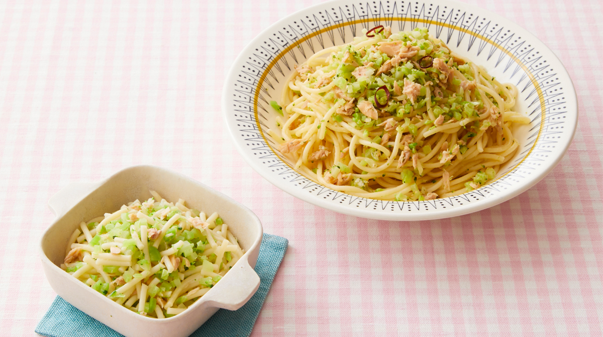 ブロッコリーとツナのパスタ