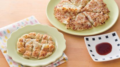 しらす豆腐の小判焼き