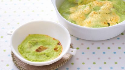 たらの枝豆ソースグラタン