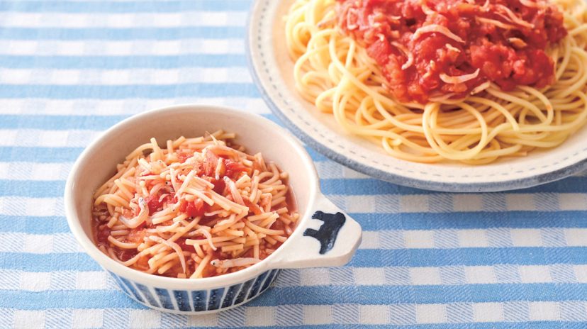 トマトしらすスパゲッティ