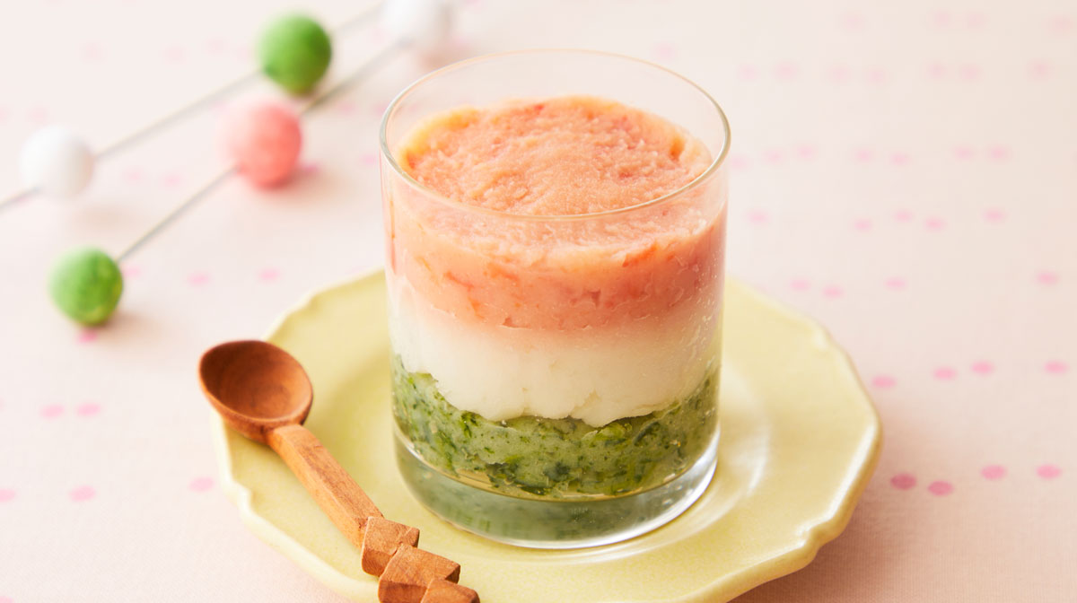 野菜のひしもち風ポテト