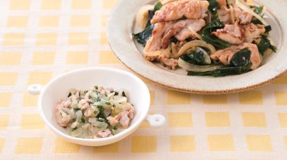 豚肉とわかめの炒め物