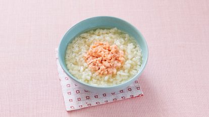 鮭と玉ねぎのうどん