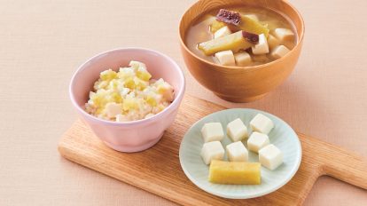 豆腐とさつまいものみそ汁